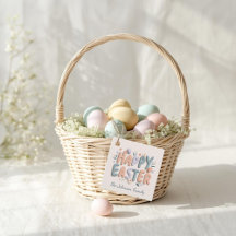 Personalisierte Frohe Ostern Geschenkanhänger