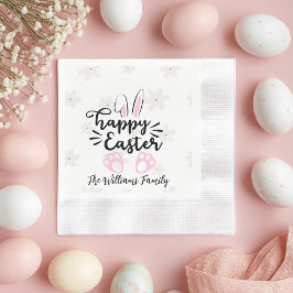 Personalisierte Frohe Ostern Papier Serviette
