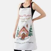 Personalisierte Frohe Weihnachten Oma Schürze (InSitu)