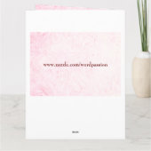 Personalisierte frohe Weihnachts-Ehefrau Karte (Rückseite)