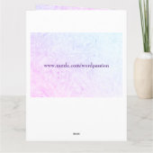 Personalisierte frohe Weihnachts-Ehefrau Karte (Rückseite)