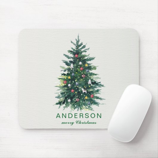 Personalisierte Frohe Weihnachtsgrüße Ferien Mousepad (Mit Mouse)