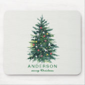 Personalisierte Frohe Weihnachtsgrüße Ferien Mousepad (Vorne)