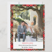 Personalisierte Frohe Weihnachtskarte – Bright & A Karte (Vorderseite)