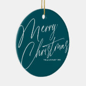 Personalisierte frohe Weihnachtsschmuck (Rechts)