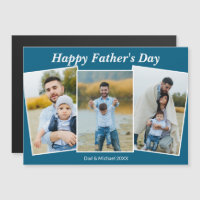 Personalisierte Frohen Vatertag Foto Magnet Karte