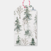 Personalisierte fröhliche und helle Weihnachtsgesc Geschenkanhänger (Rückseite)