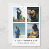 Personalisierte Fröhliche Vatertagskarte mit Foto Feiertagskarte (Vorderseite)