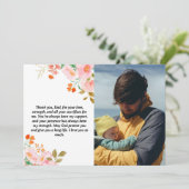 Personalisierte Fröhliche Vatertagskarte mit Foto Feiertagskarte (Stehend Vorderseite)