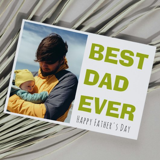 Personalisierte Fröhliche Vatertagskarte mit Foto Feiertagskarte