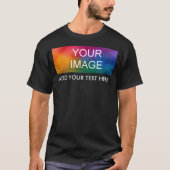Personalisierte Frontdrucke Hinzufügen eines Textb T-Shirt (Vorderseite)