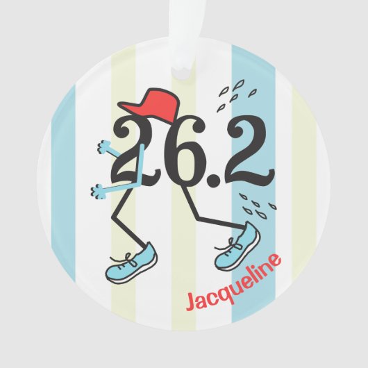 Personalisierte Fronten-Rückseiten-lustiger Ornament (Vorderseite)