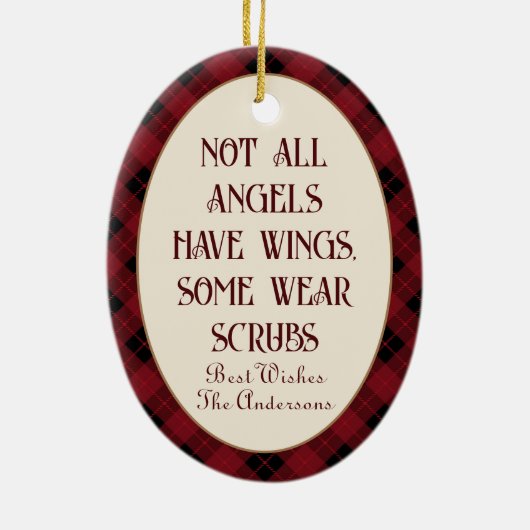 Personalisierte Frontline Weihnachtsschmuck (Hinten)