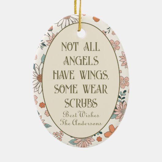 Personalisierte Frontline Weihnachtsschmuck (Hinten)