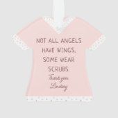 Personalisierte Frontline Weihnachtsschmuck Ornament (Rückseite)