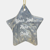Personalisierte Frostschmuck Keramik Ornament (Links)
