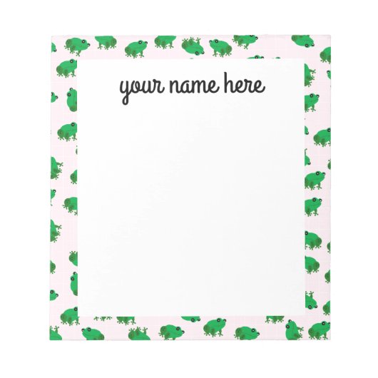 Personalisierte Frozen Notepad Notizblock (Vorderseite)