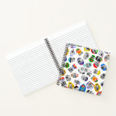 Personalisierte Frucht Strichcode Sticker Muster Notizblock (Innenseite)