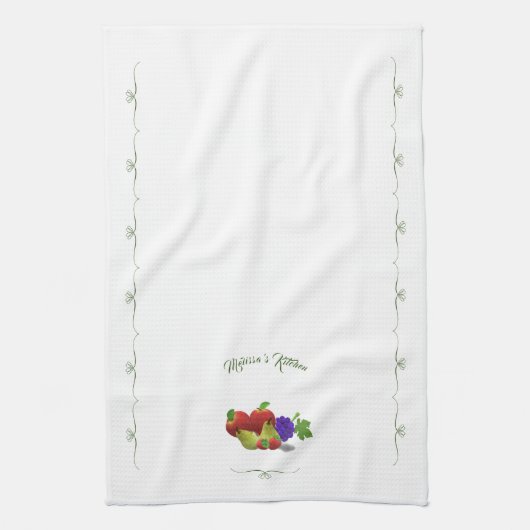 Personalisierte Fruchtsäfte Geschenkküche Handtuch (Vertikal)