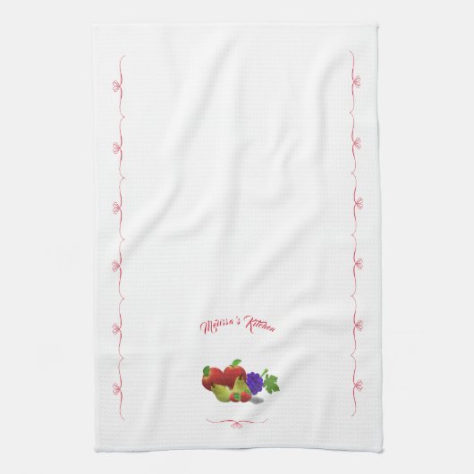 Personalisierte Fruchtsäfte Geschenkküche Handtuch (Vertikal)