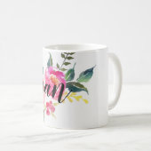 personalisierte Frühlings-Blumen-Tasse Kaffeetasse (VorderseiteRechts)