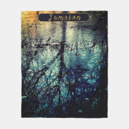 Personalisierte Frühlingsreflexe Fleecedecke