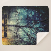 Personalisierte Frühlingsreflexe Sherpadecke (Vorderseite (Horizontal))