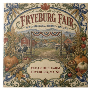 Personalisierte Fryeburg Messe seit 1851 Maine Fliese
