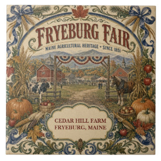 Personalisierte Fryeburg Messe seit 1851 Maine Fliese