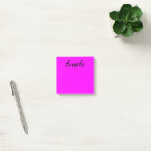 Personalisierte Fuchsia-Einfarbig Post-it Klebezettel (Büro)