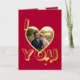 Personalisierte Fügen Sie Ihr Foto Valentinstag-Ka