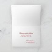 Personalisierte Führungskraft Grußkarten Feiertagskarte (Innenseite)