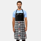 Personalisierte Fun Cat All-over-Print-Schürze Schürze (Getragen)