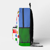 Personalisierte Fun Colors Inspiration Kids School Bedruckter Rucksack (Rechts)