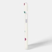 Personalisierte Fun-farbige Kreise, Himbeere-Rose Case-Mate iPhone Hülle (Rückseite / Links)