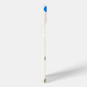 Personalisierte Fun-farbige Kreise, Himbeere-Rose Case-Mate iPhone Hülle (Rückseite / Rechts)