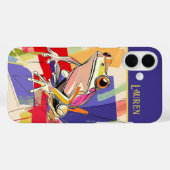 Personalisierte Fun Frog Art Case-Mate iPhone Hülle (Rückseite (Horizontal))