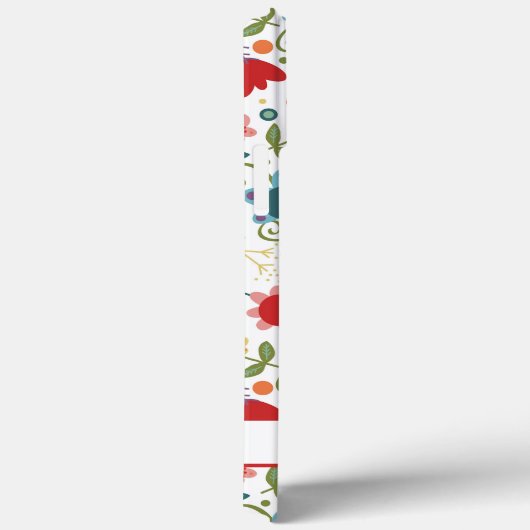 Personalisierte Fun Inspirivity Floral Pattern Case-Mate iPhone Hülle (Rückseite / Rechts)