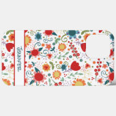 Personalisierte Fun Inspirivity Floral Pattern Case-Mate iPhone Hülle (Rückseite (Horizontal))