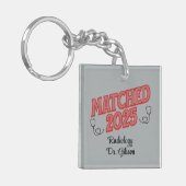 Personalisierte Fun Matched 2025 Residenzspezialit Schlüsselanhänger (Vorderseite links)