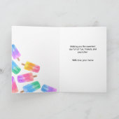 Personalisierte Fun Popsiv Kindergeburtstag Card Dankeskarte (Innenseite)