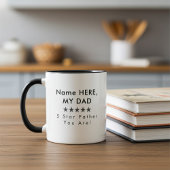 Personalisierte Fünf-Sterne-Tasse Tasse