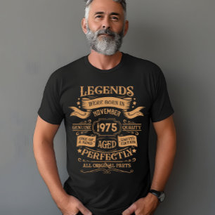 Personalisierte fünfzig Vintage 50. Geburtstagsfei T-Shirt