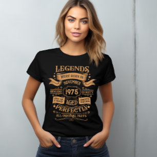 Personalisierte fünfzig Vintage 50. Geburtstagsfei T-Shirt