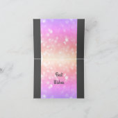 Personalisierte Funkelnd 50. Geburtstagskarte Karte (Innenseite)