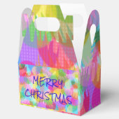 PERSONALISIERTE FUNKELND FARBIGE MERRY CHRISTMAS GESCHENKSCHACHTEL (Geöffnet)