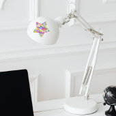 PERSONALISIERTE FUNKELND FARBIGE MERRY CHRISTMAS Stern-Aufkleber