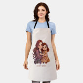 Personalisierte Funkelnd Mutter und Tochter Schürze (Getragen)