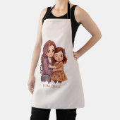 Personalisierte Funkelnd Mutter und Tochter Schürze (InSitu)