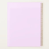 Personalisierte funkelnde afroamerikanische Frau Planer (Rückseite)